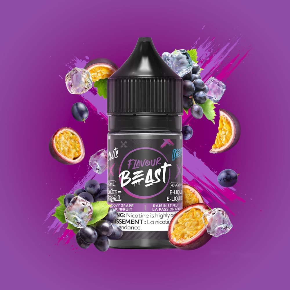 Flavour Beast Salts Groovy Grape Passionfruit 30mL 10mg