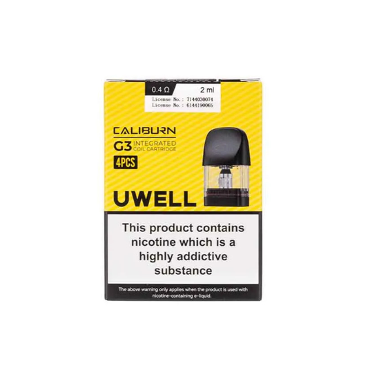 UWELL Caliburn G3 Pods Meshed 0.4Ω (4 Pack)