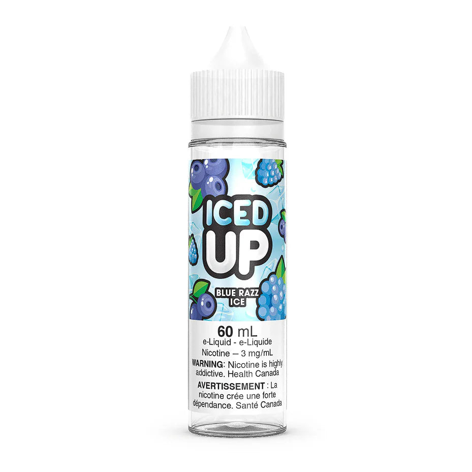 Iced Up Blue Razz Ice E-Liquid 60mL 3 mg