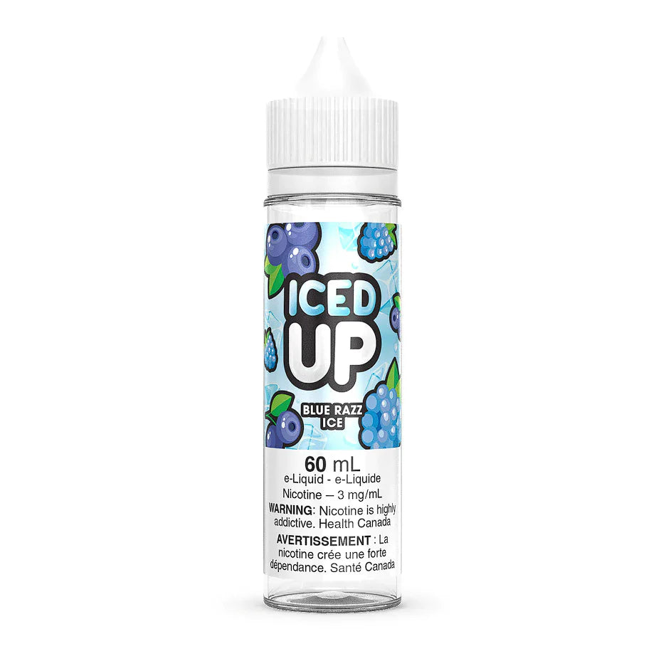 Iced Up Blue Razz Ice E-Liquid 60mL 6 mg