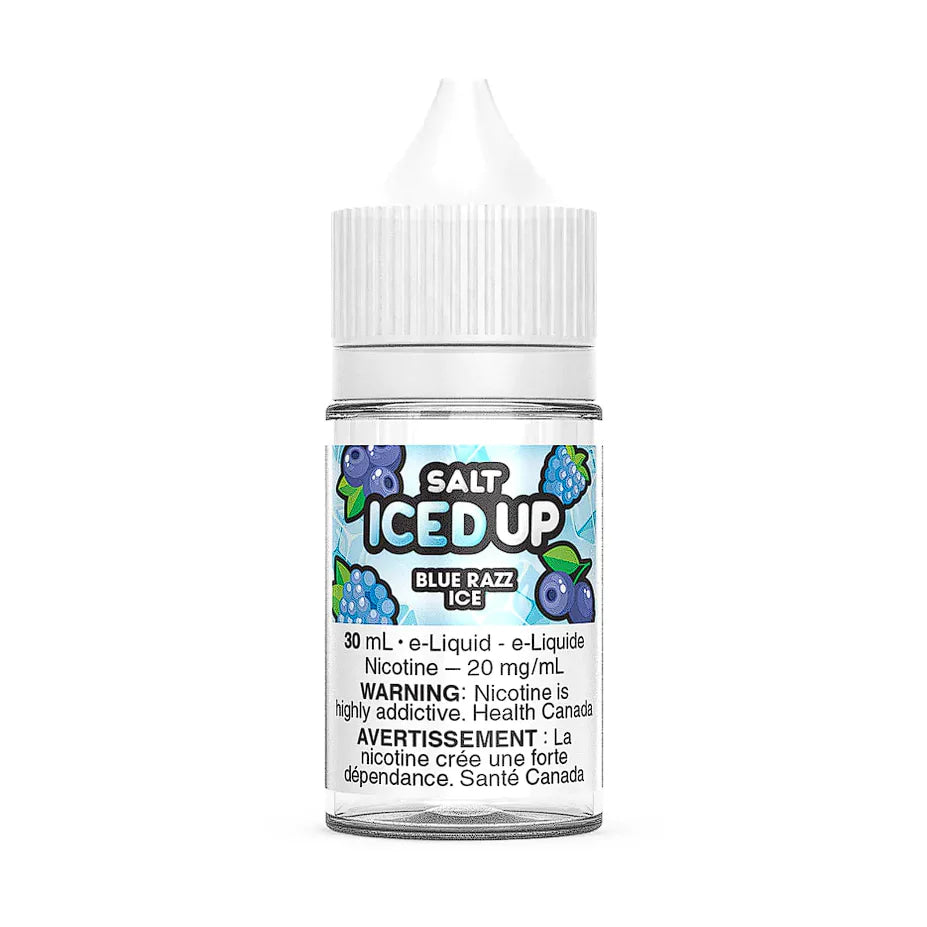 Iced Up Blue Razz Ice E-Liquid Bold 50 30mL 20 mg