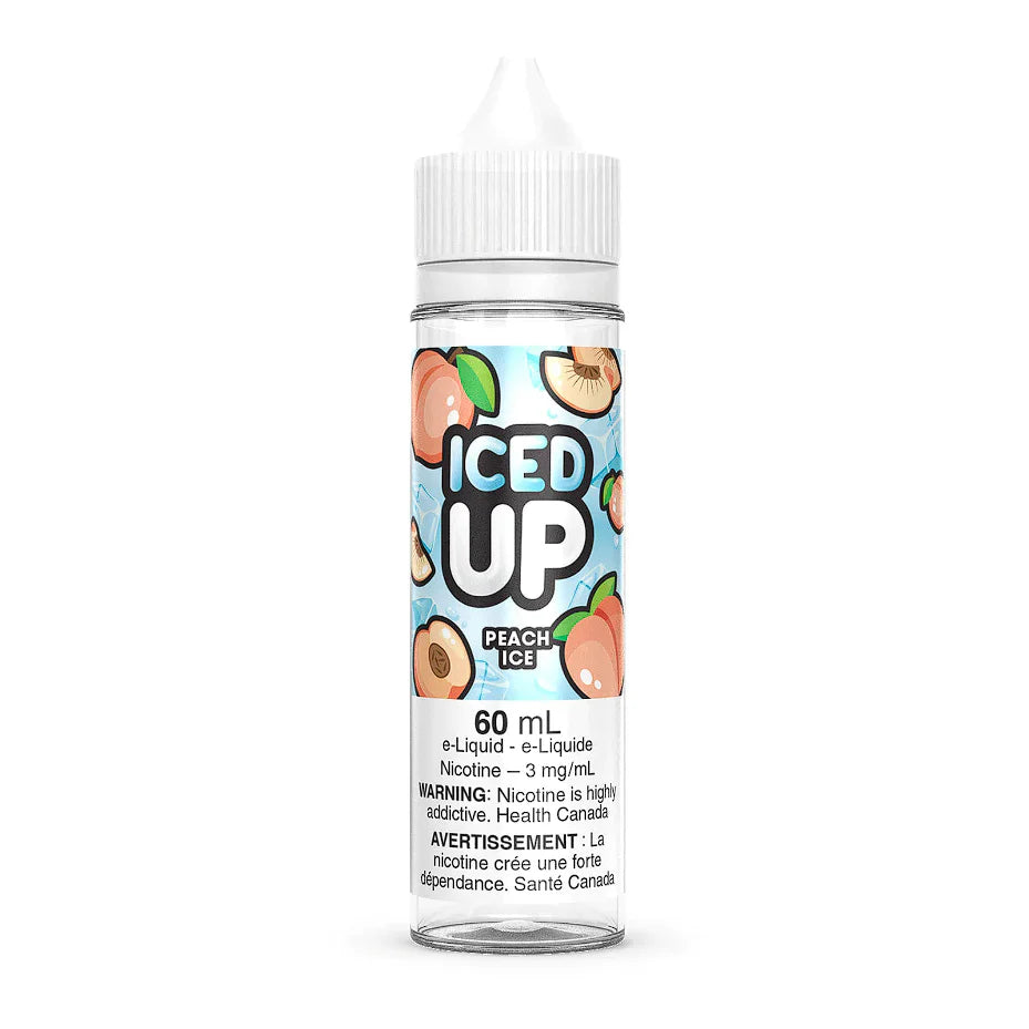 Iced Up Peach Ice E-Liquid 60mL 3 mg