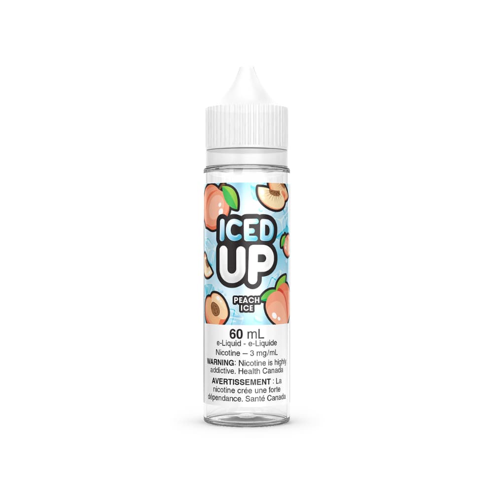 Iced Up Peach Ice E-Liquid 60mL Nic Free