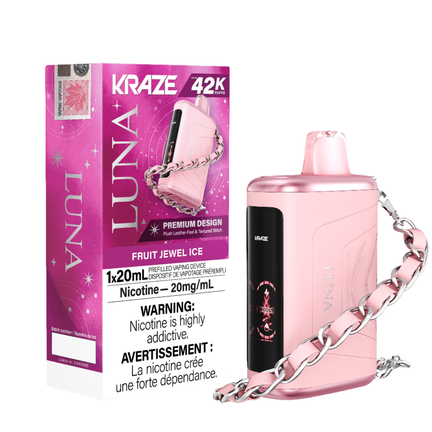 Kraze Luna 42K Puffs – Fruit Jewel Ice