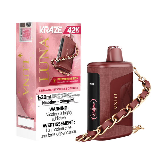 Kraze Luna 42K Puffs – Strawberry Cheese Delight