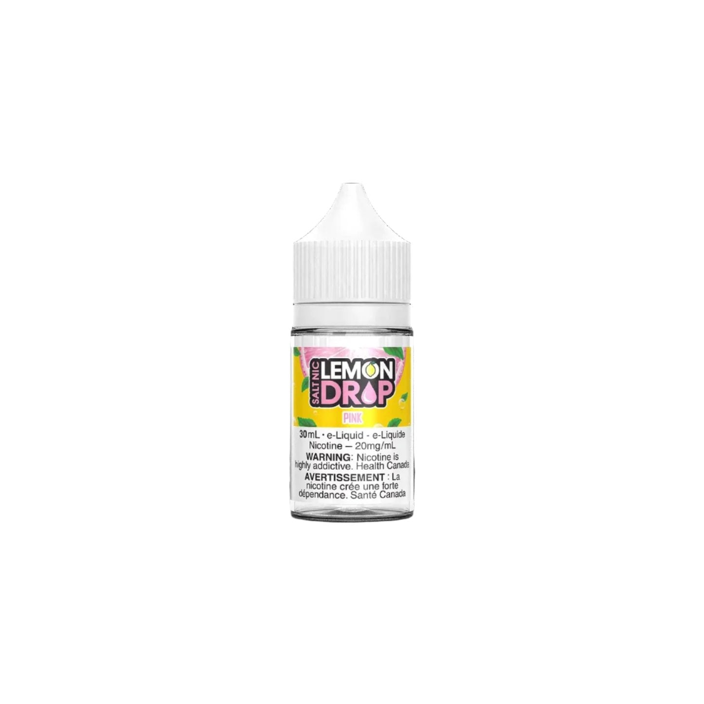 Lemon Drop Salt Nic Pink E-Liquid 30mL 20 mg