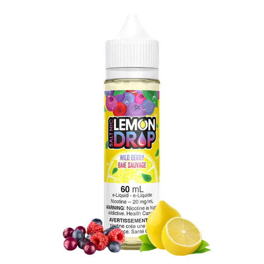 Lemon Drop Salt Nic Wild Berry E-Liquid 60mL 20 mg