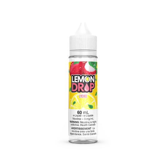 Lemon Drop Vape Juice Freebase 60mL - Lychee