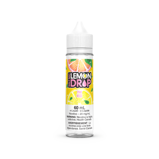 Lemon Drop Vape Juice Salt 60mL - Pink