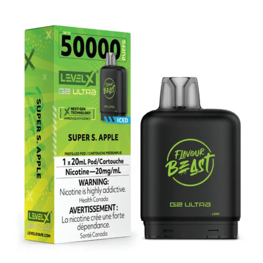 Flavour Beast Level X G2 Ultra - Super Sour Apple Iced