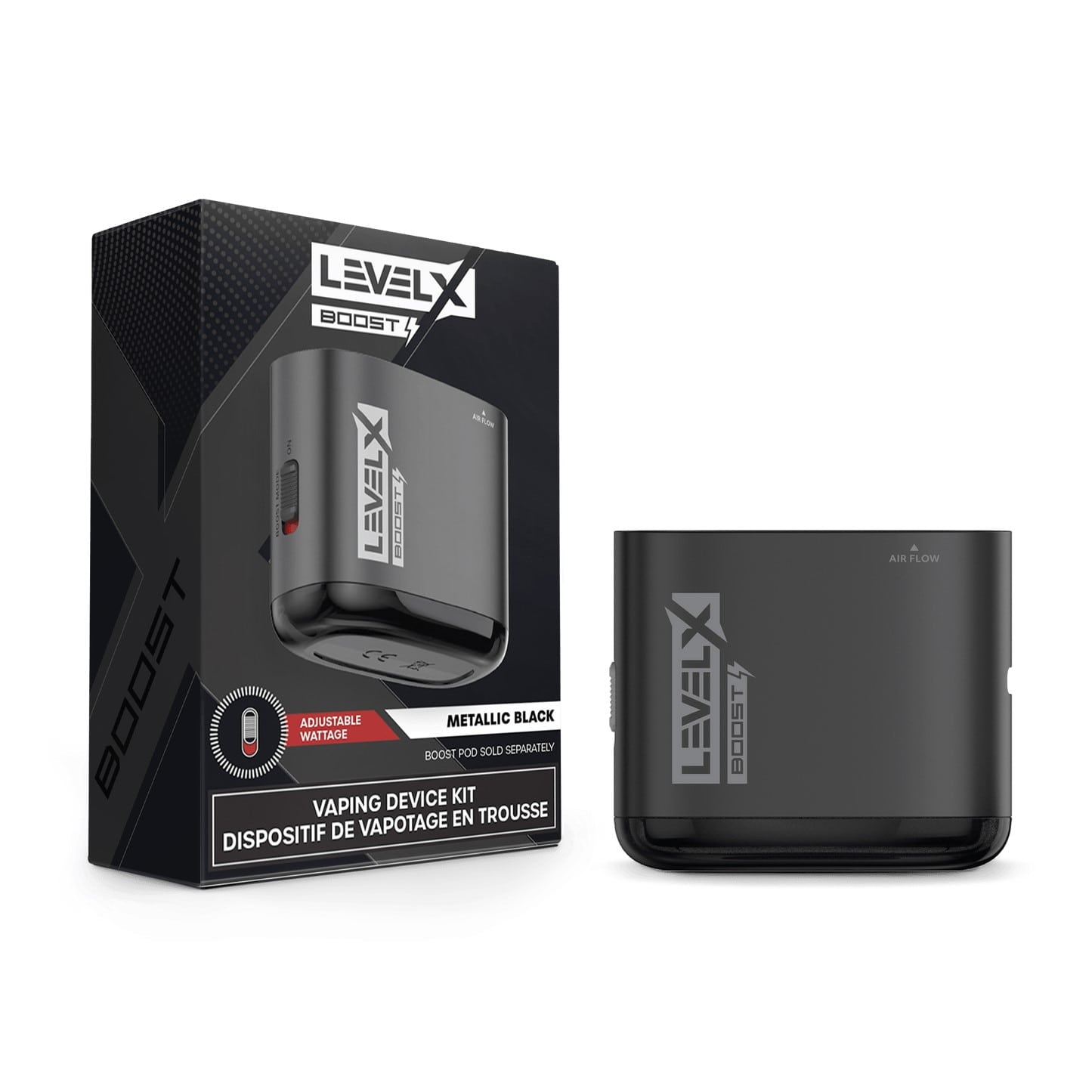 Level X Boost 850 mAh Battery Metallic Black