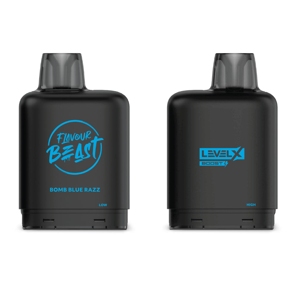 Level X Boost Flavour Beast 20mL Bomb Blue Razz 25000 Puffs 20mg