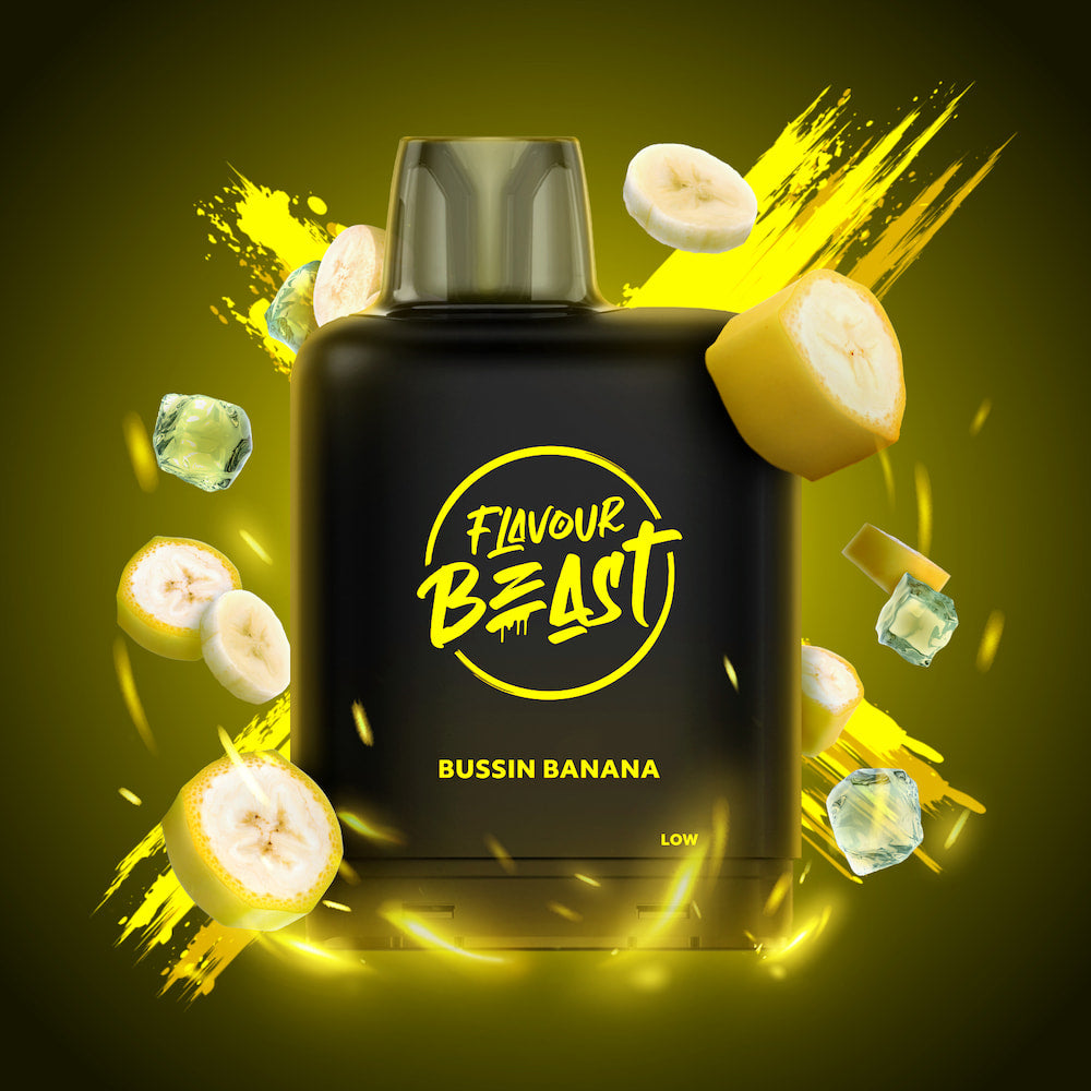 Level X Boost Flavour Beast 20mL Bussin Banana 25000 Puffs 20mg