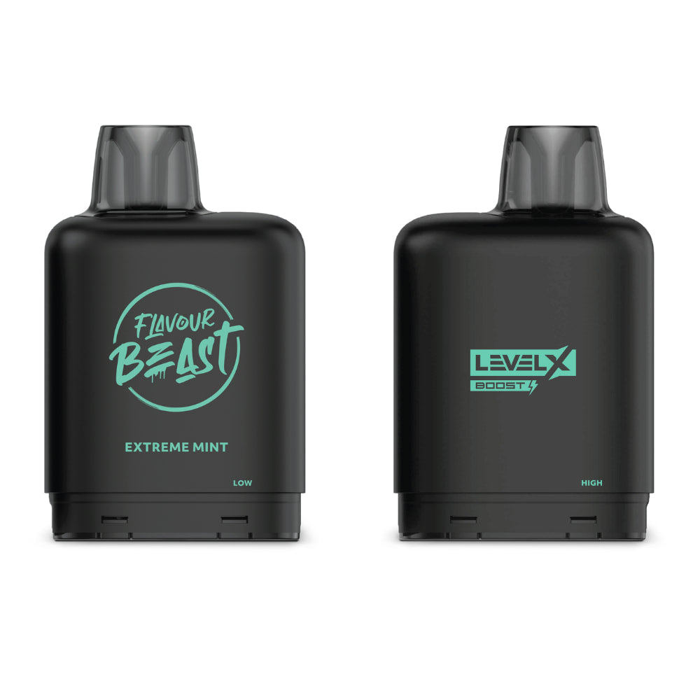 Level X Boost Flavour Beast 20mL Extreme Mint 25000 Puffs 20mg