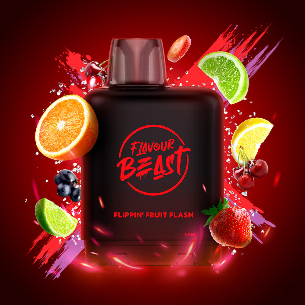 Level X Boost Flavour Beast 20mL Flippin' Fruit Flash 15000 Puffs 20mg