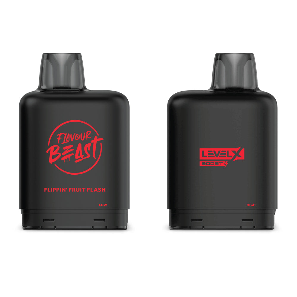 Level X Boost Flavour Beast 20mL Flippin' Fruit Flash 15000 Puffs 20mg