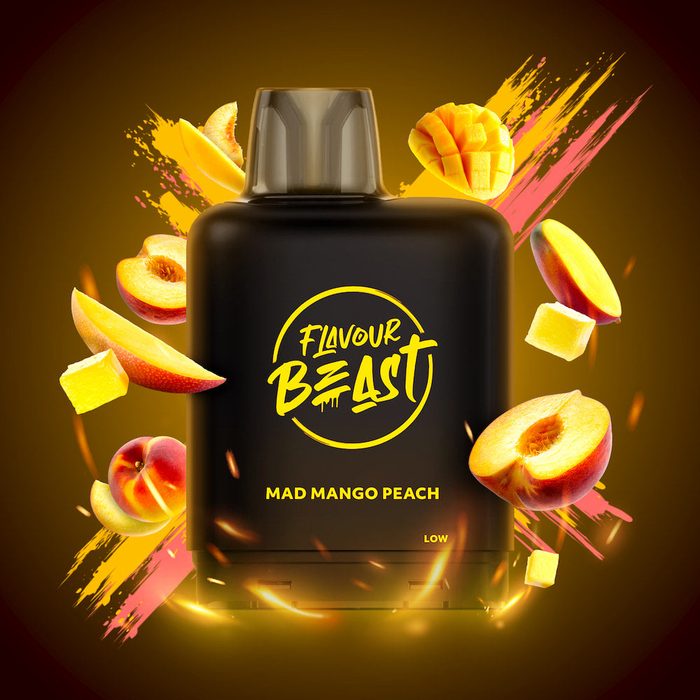 Level X Boost Flavour Beast 20mL Mad Mango Peach 15000 Puffs 20mg