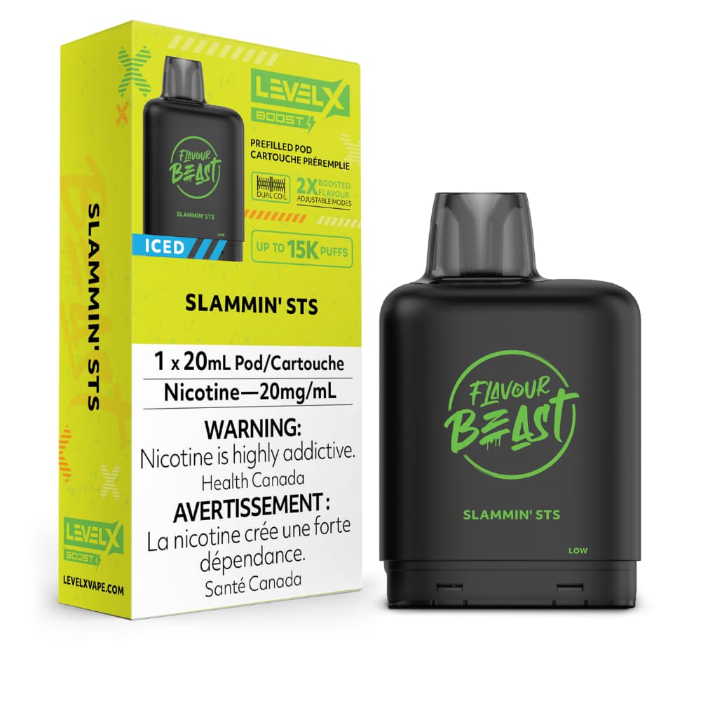 Level X Boost Flavour Beast 20mL Slammin' STS 15000 Puffs 20mg