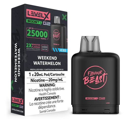 Level X Boost Flavour Beast 20mL Weekend Watermelon