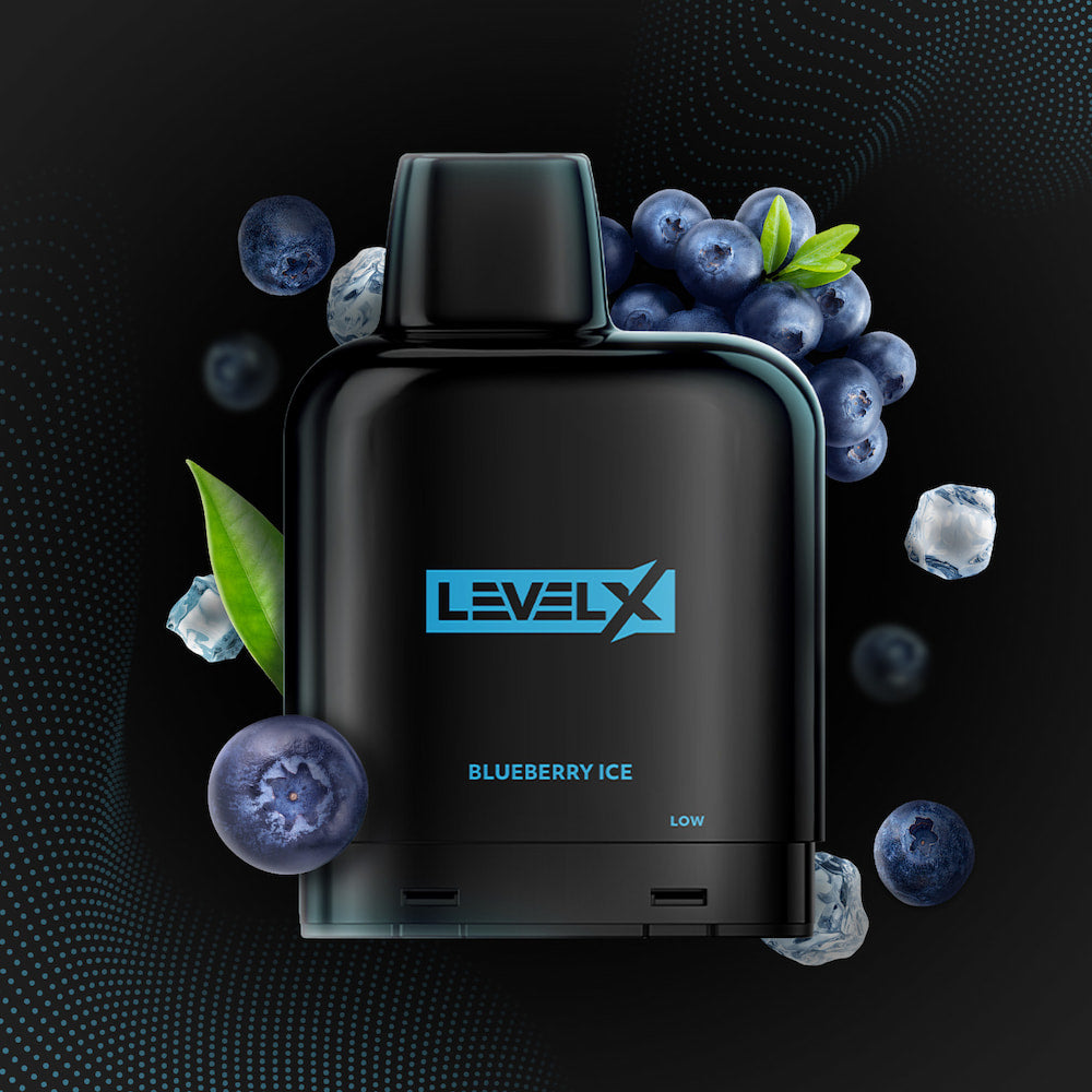 Level X Essential Series 14mL Blueberry Ice 7000 Puffs 20mg