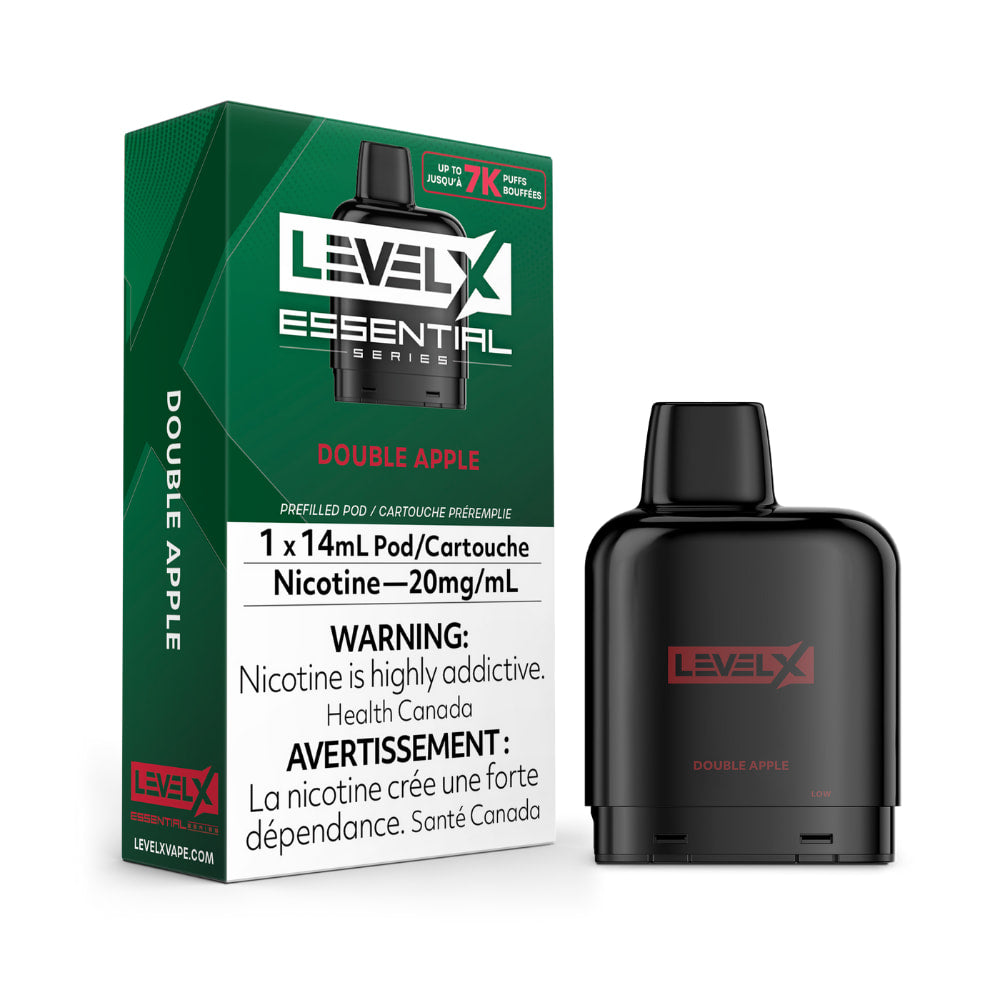 Level X Essential Series 14mL Double Apple 7000 Puffs 20mg