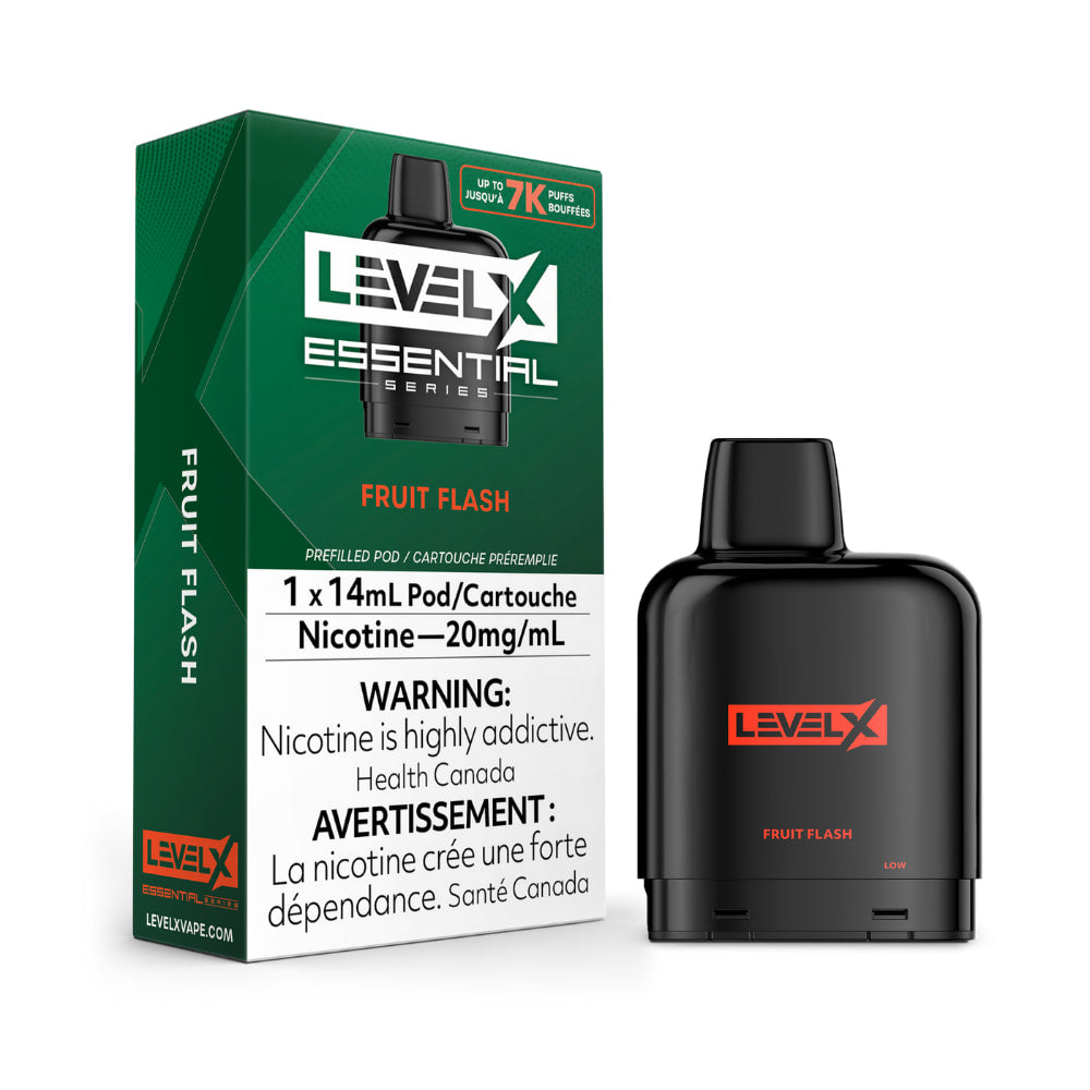 Level X Essential Series 14mL Fruit Flash 7000 Puffs 20mg