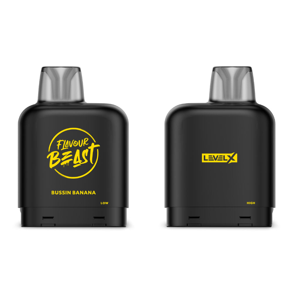 Level X Flavour Beast Iced Pod 14mL Bussin' Banana 7000 Puffs 20mg