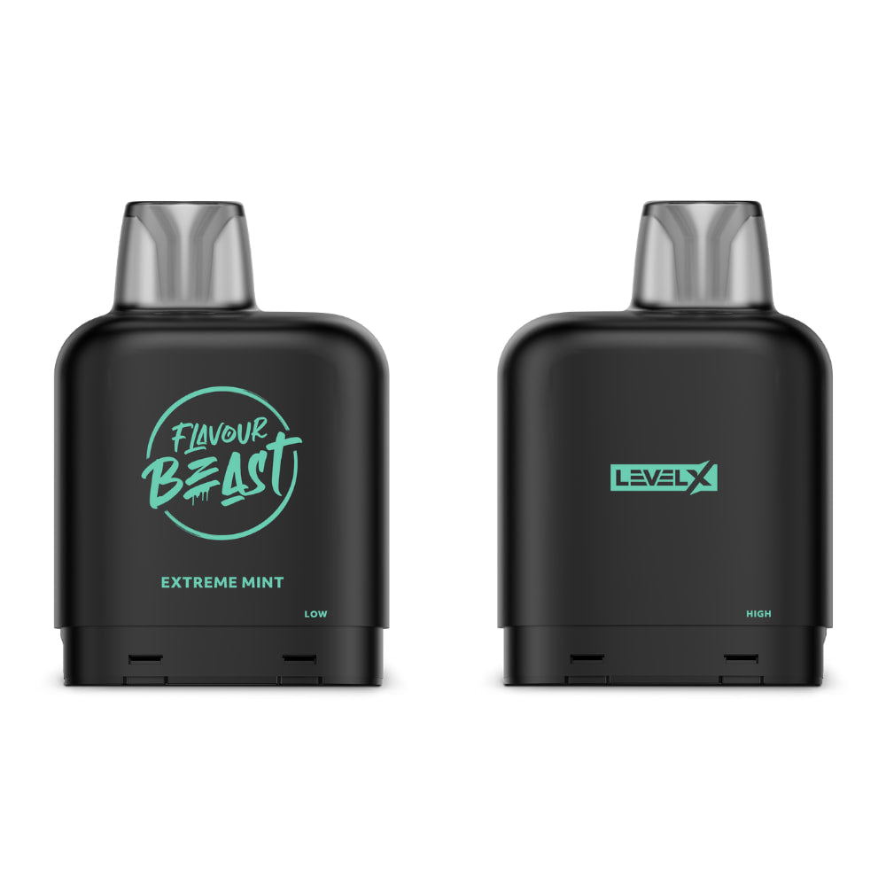 Level X Flavour Beast Iced Pod 14mL Extreme Mint 7000 Puffs 20mg