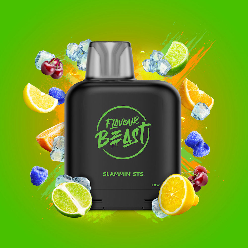 Level X Flavour Beast Iced Pod 14mL Slammin' Sts 7000 Puffs 20mg