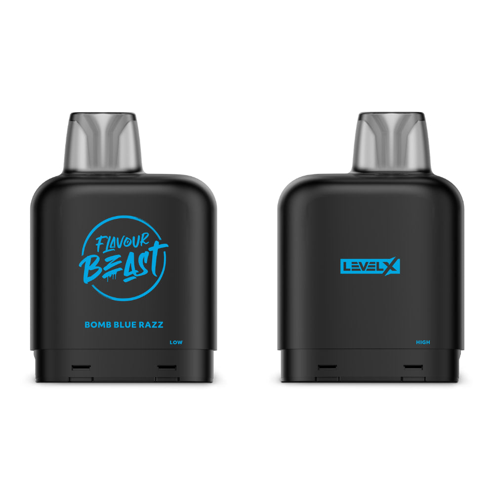 Level X Flavour Beast Pod 14mL Bomb Blue Razz 7000 Puffs 20mg