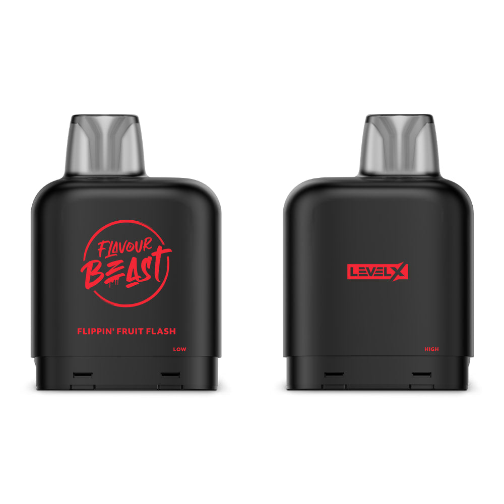 Level X Flavour Beast Pod 14mL Flippin Fruit Flash 7000 Puffs 20mg