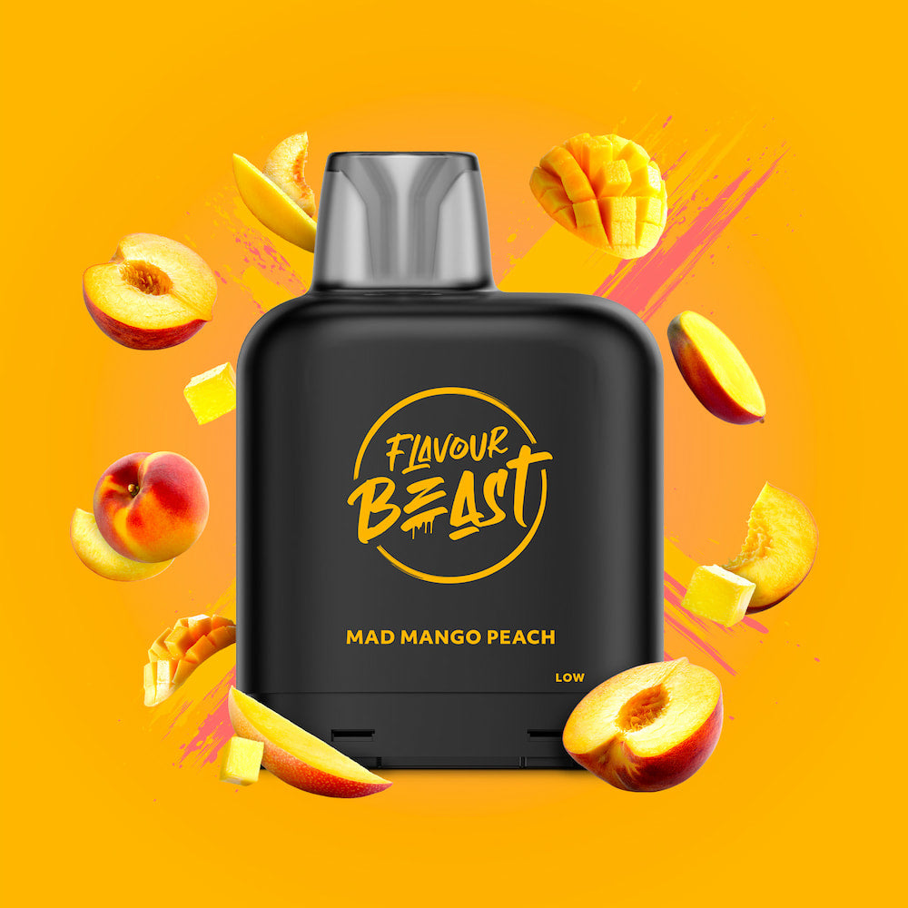 Level X Flavour Beast Pod 14mL Mad Mango Peach 7000 Puffs 20mg