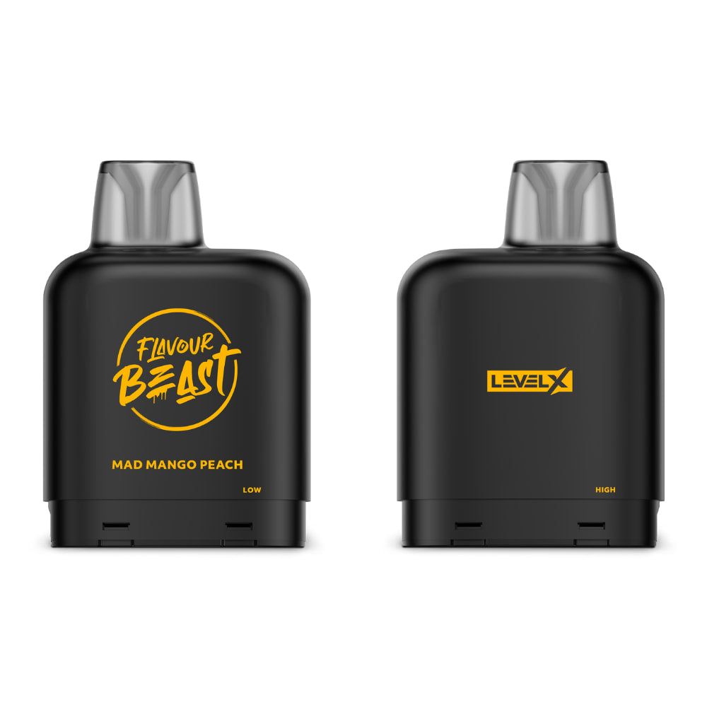 Level X Flavour Beast Pod 14mL Mad Mango Peach 7000 Puffs 20mg