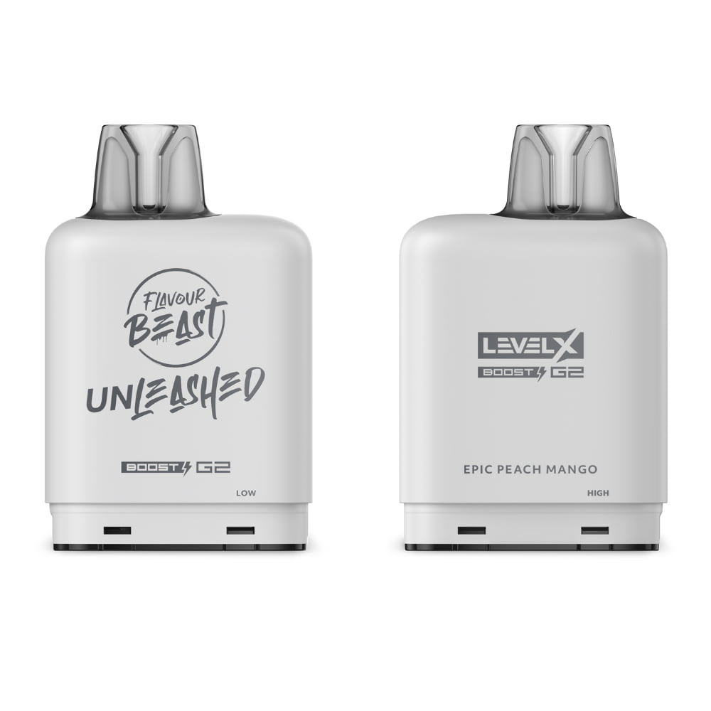 Level X Flavour Beast Unleashed Boost G2 25000 Puffs - Epic Peach Mango