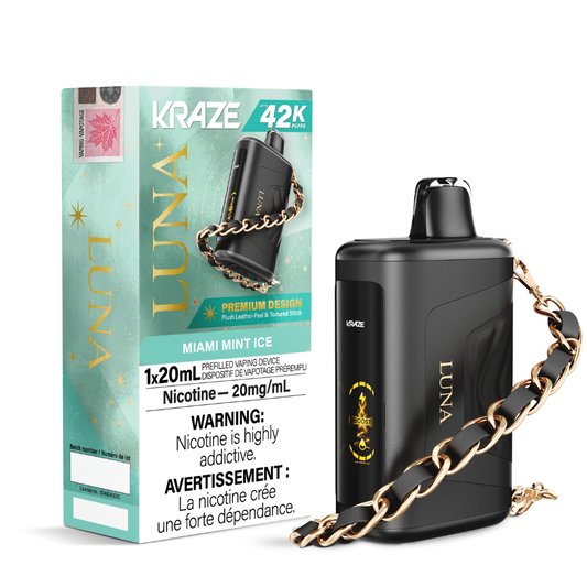 Kraze Luna 42K Puffs - Miami Mint Ice