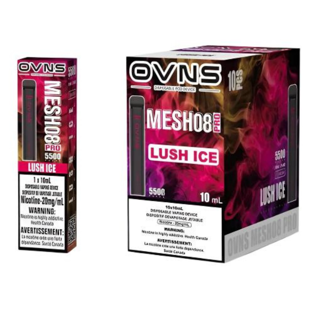 OVNS MESH08 PRO Lush Ice 10mL 20mg 5500 Puffs