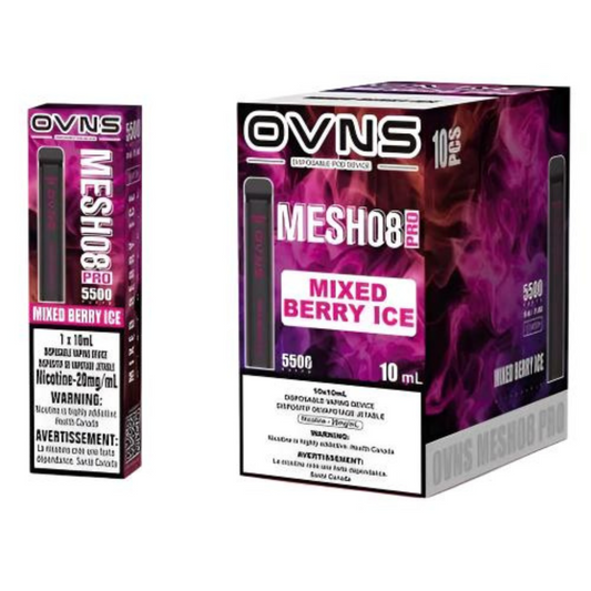 OVNS MESH08 PRO Mixed Berry Ice 10mL 20mg 5500 Puffs