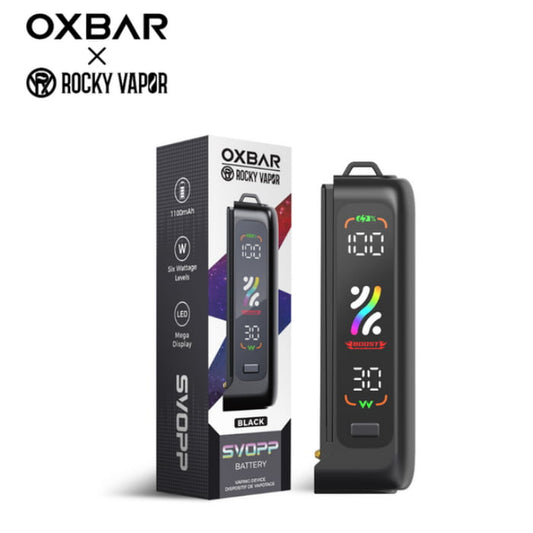 OXBAR Rocky Vapor SVOPP 1100mAh Battery - Black