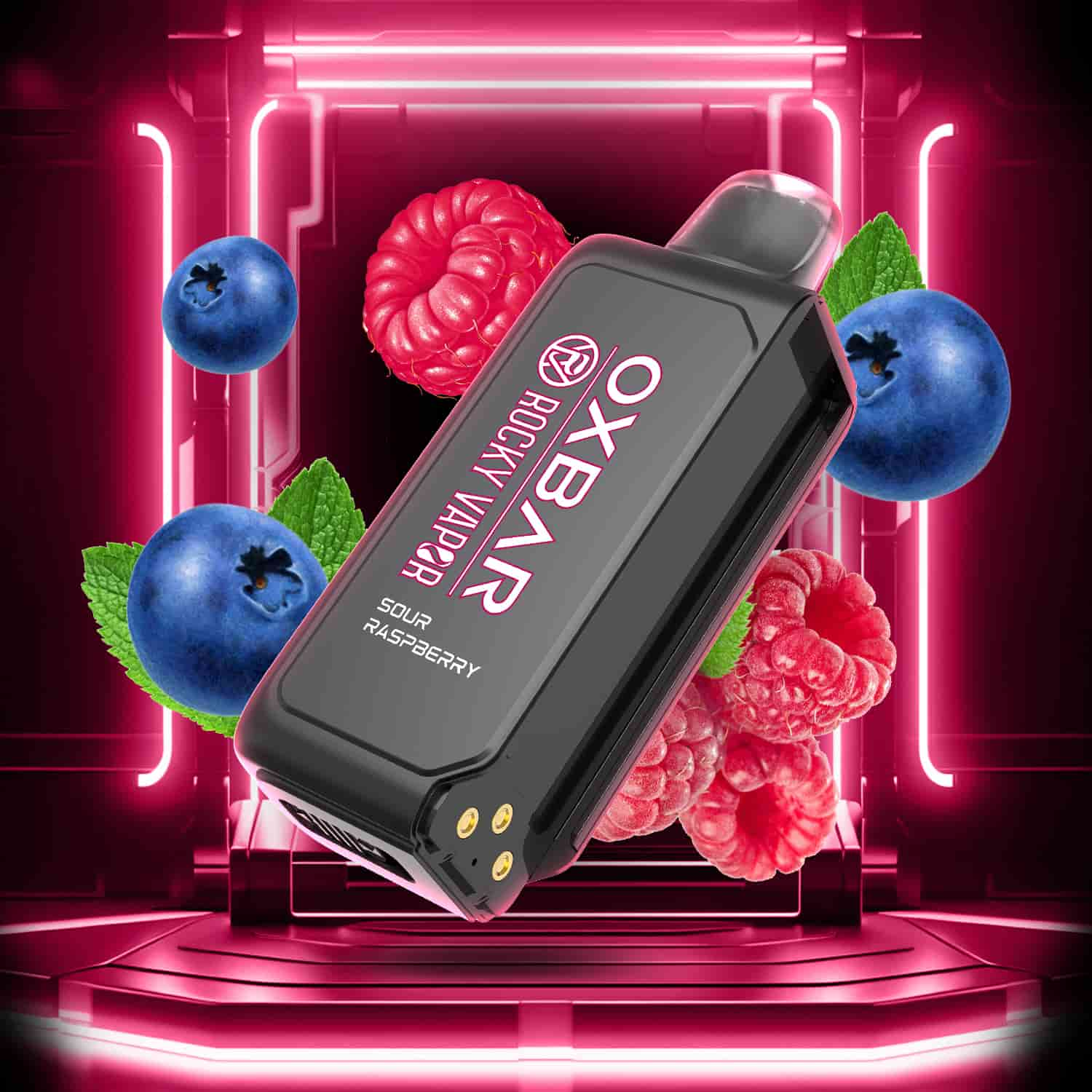 OXBAR Rocky Vapor SVOPP Sour Raspberry vape flavour