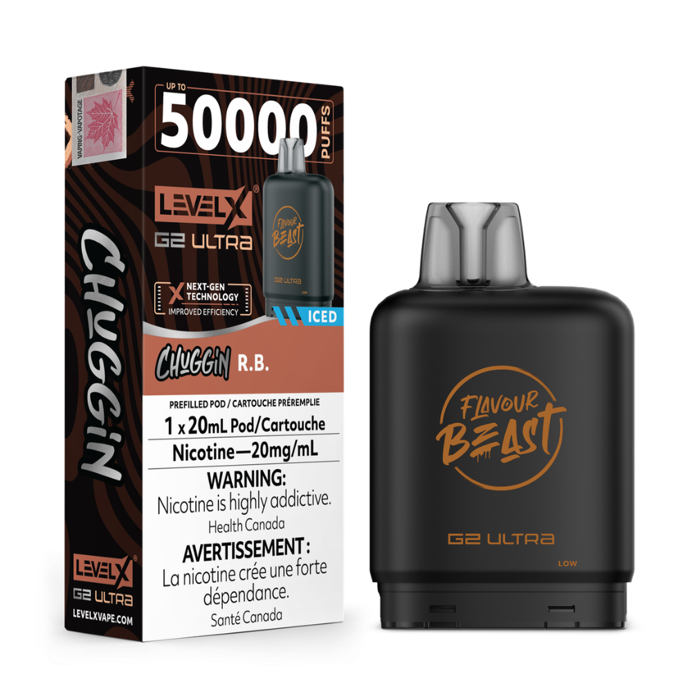 Flavour Beast Level X G2 Ultra Chuggin Vape Pod - 50K - 20mL
