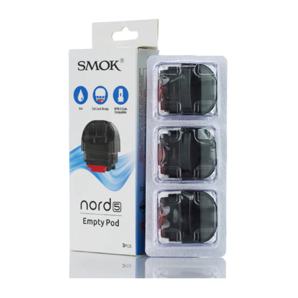 SMOK  Nord 5 Empty Pod (3 Pack)