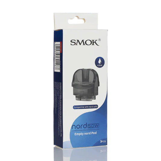 SMOK  Nord 50W Empty Pod 4.5mL (3 Pack)