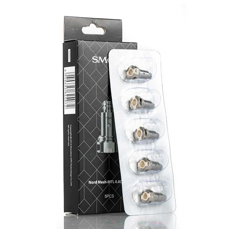 SMOK  Nord Mesh-MTL Replacement Coils 0.8Ω (5 Pack)