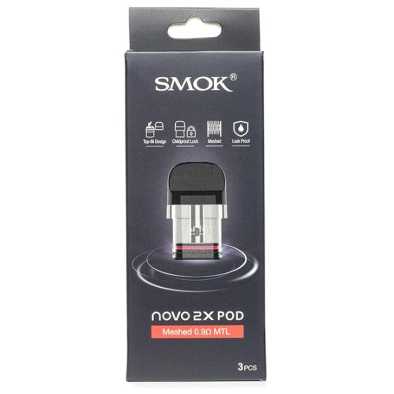 SMOK  Novo 2x Replacement Pods Mesh 0.9 MTL