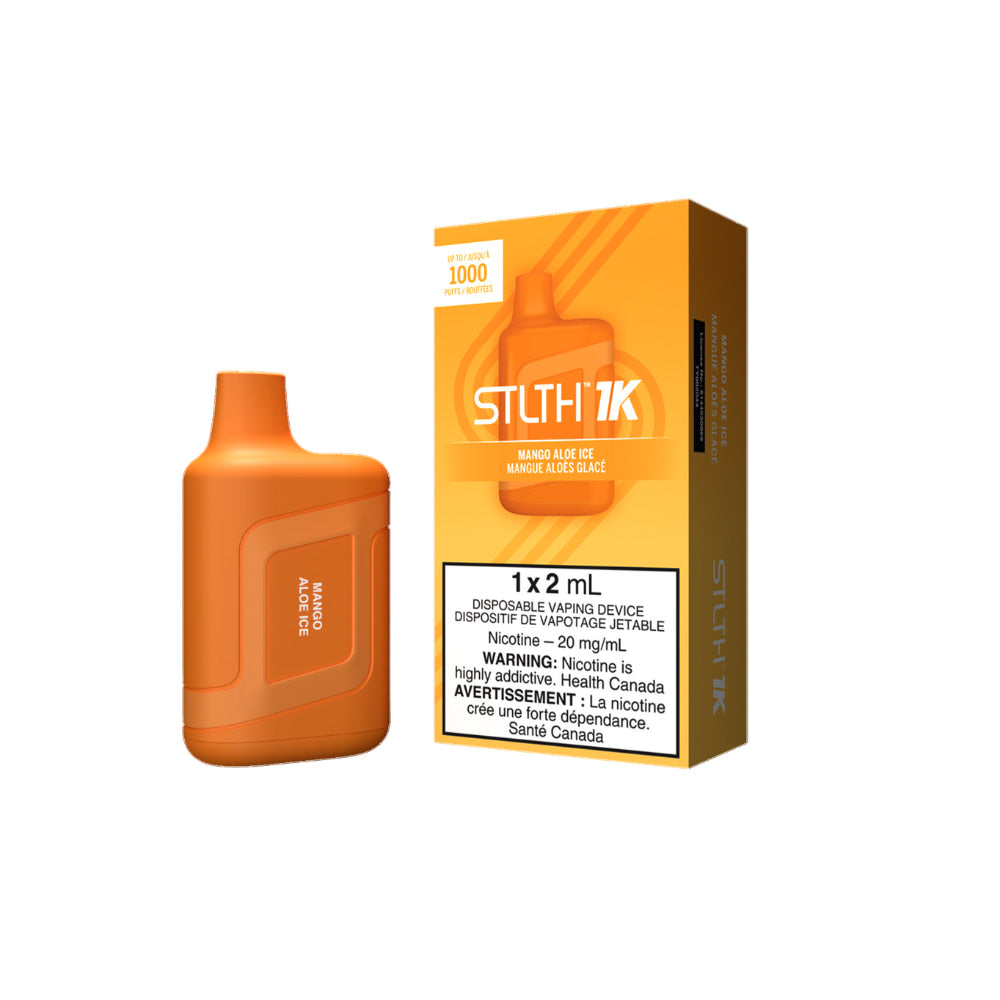 STLTH 1K Disposable 2mL Mango Aloe  Ice 20mg