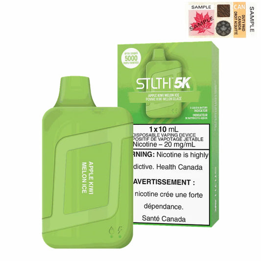 STLTH 5K Apple Kiwi Melon Ice 10mL 5000 Puffs 20mg