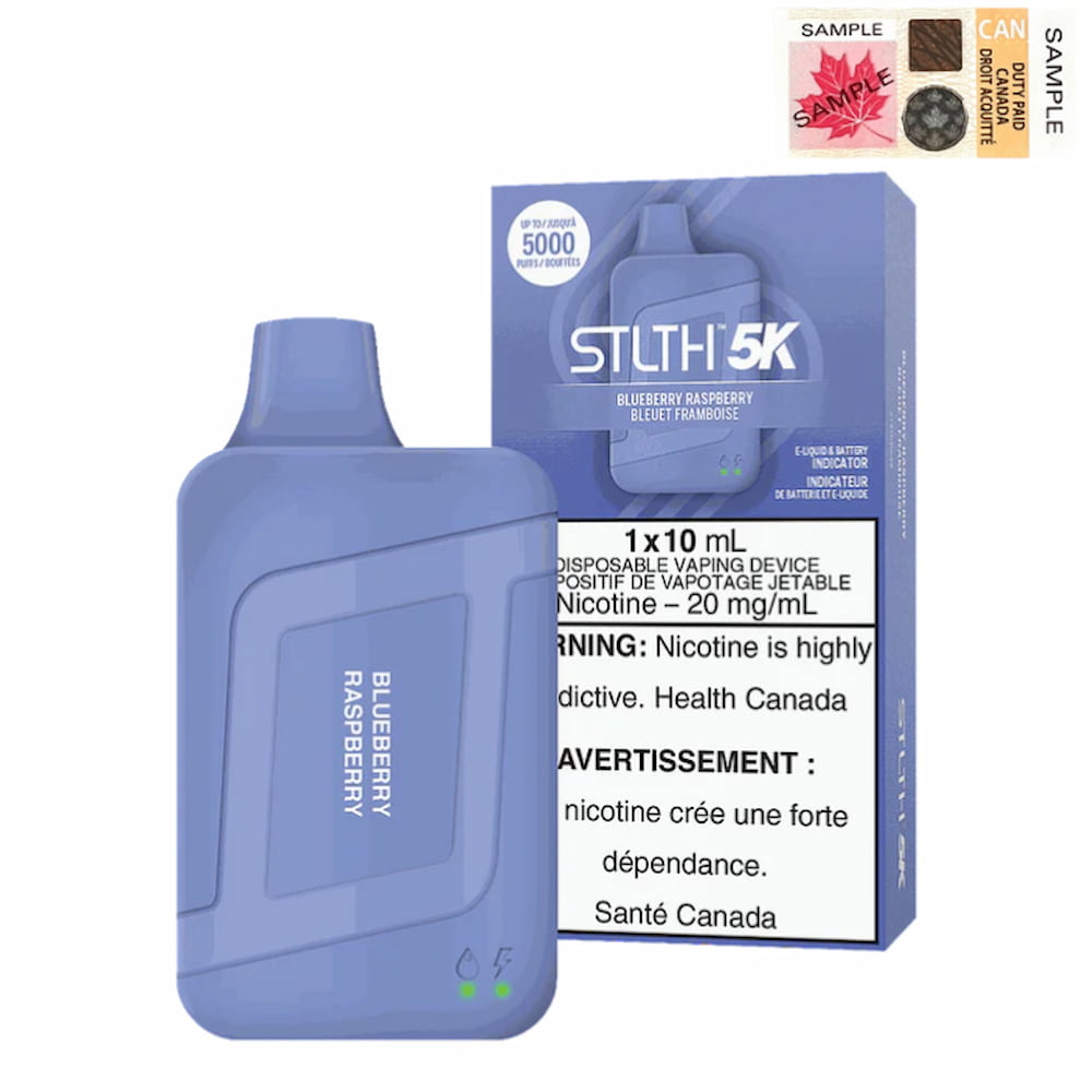 STLTH 5K Blueberry Raspberry 10mL 5000 Puffs 20mg