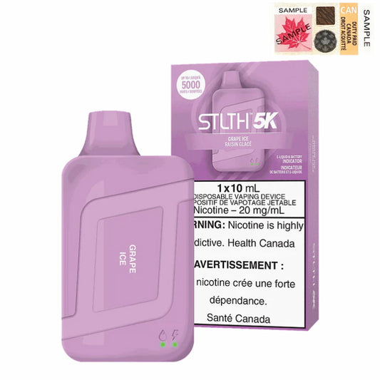 STLTH 5K Grape Ice 10mL 5000 Puffs 20mg