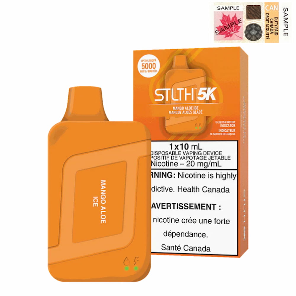 STLTH 5K Mango Aloe Ice 10mL 5000 Puffs 20mg