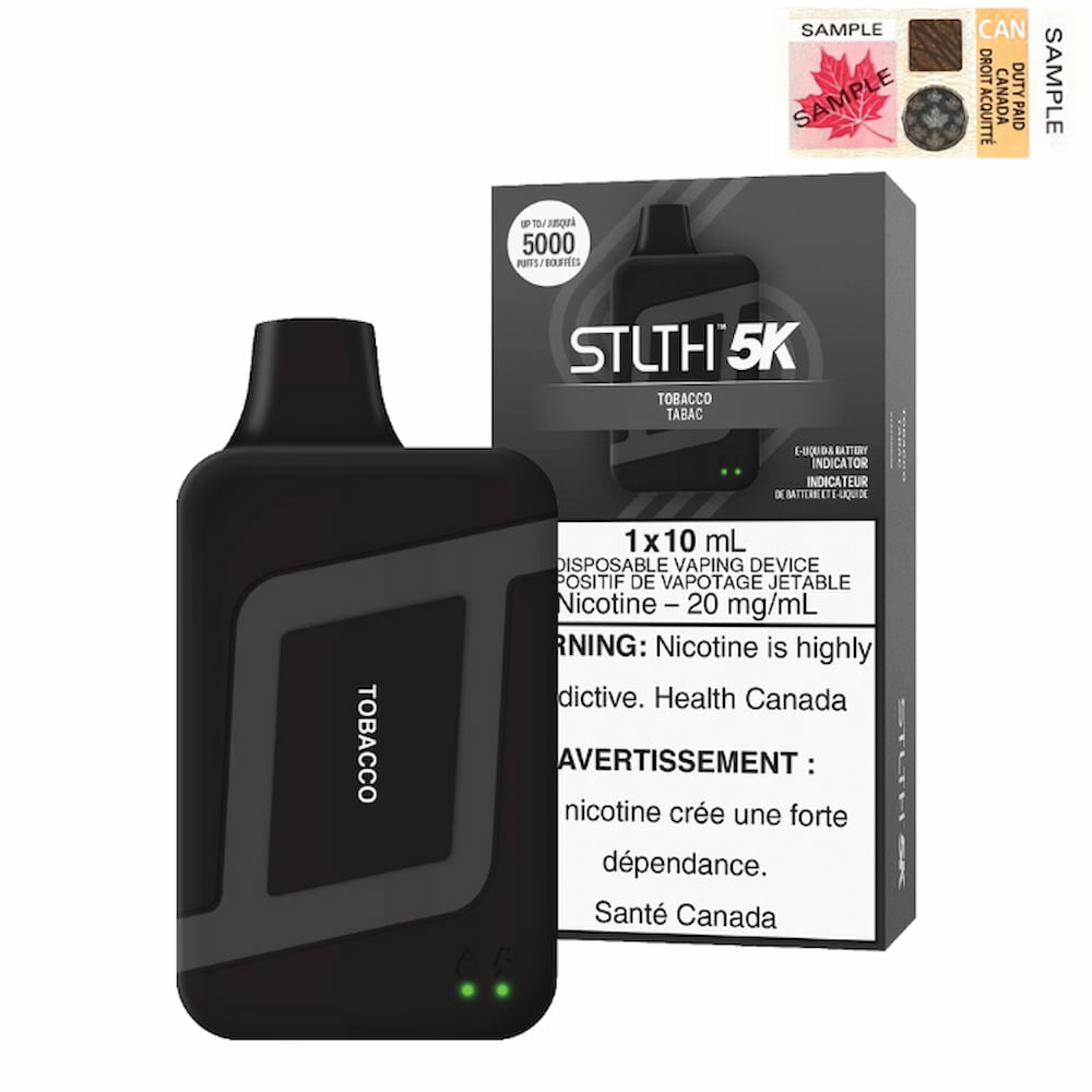 STLTH 5K Tobacco 10mL 5000 Puffs 20mg